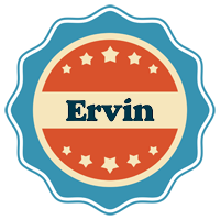 Ervin labels logo