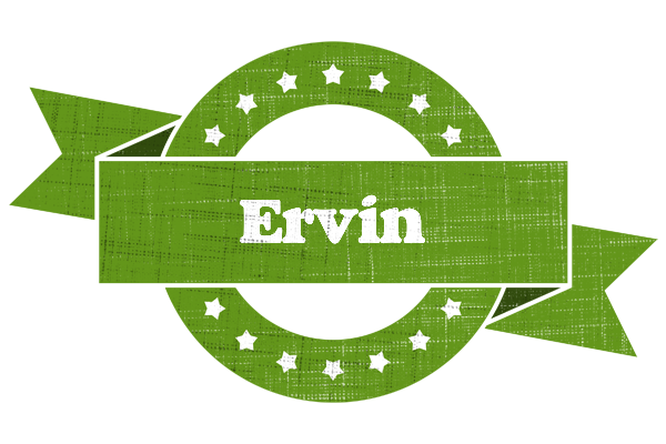 Ervin natural logo