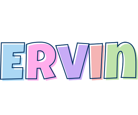 Ervin pastel logo