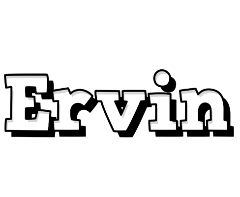 Ervin snowing logo