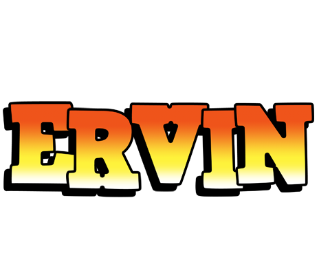 Ervin sunset logo