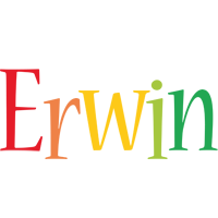 Erwin birthday logo