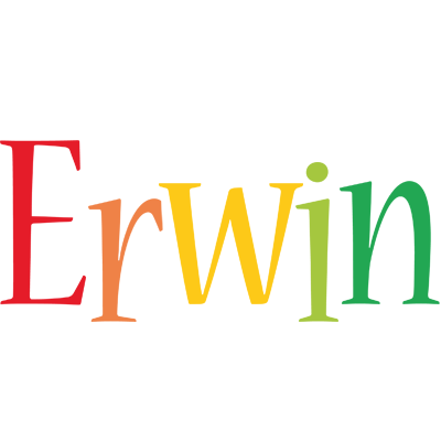 Erwin birthday logo