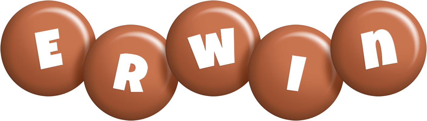 Erwin candy-brown logo