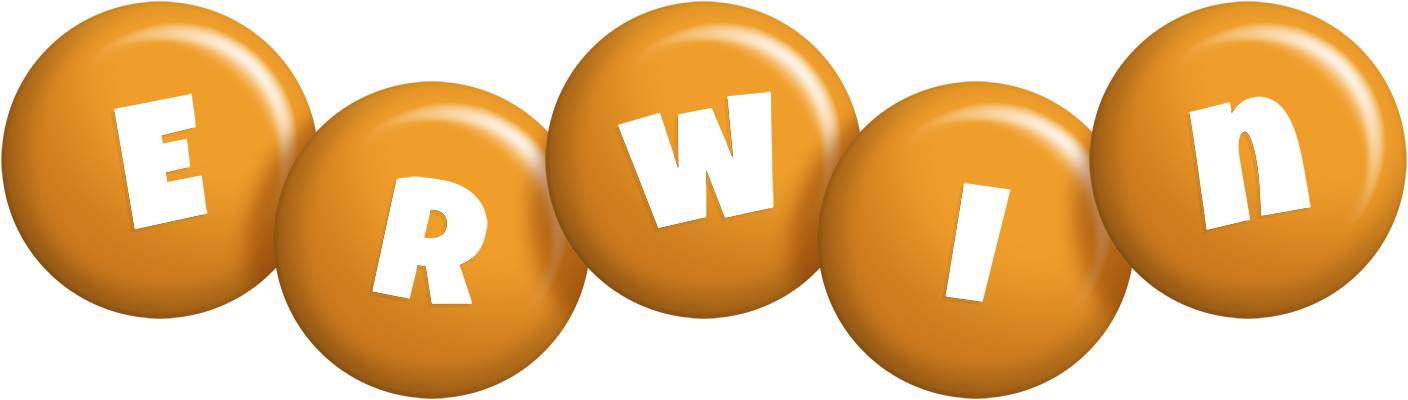Erwin candy-orange logo