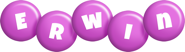 Erwin candy-purple logo