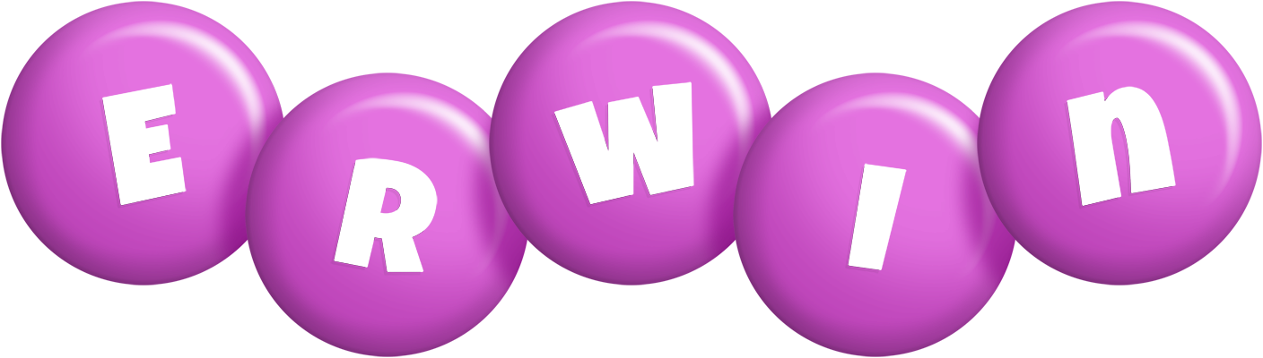 Erwin candy-purple logo