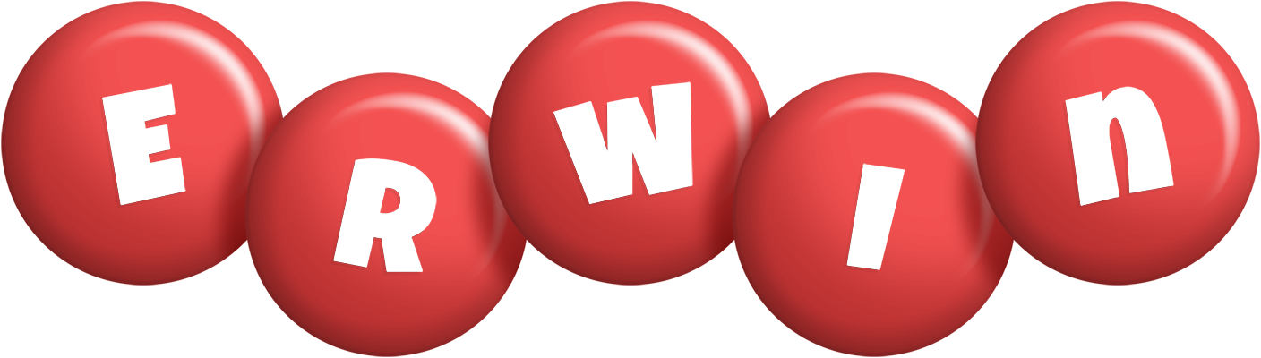 Erwin candy-red logo