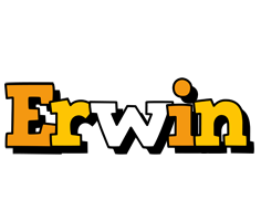 Erwin cartoon logo