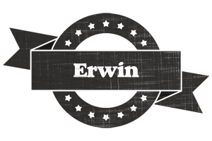 Erwin grunge logo