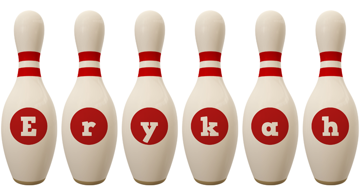 Erykah bowling-pin logo