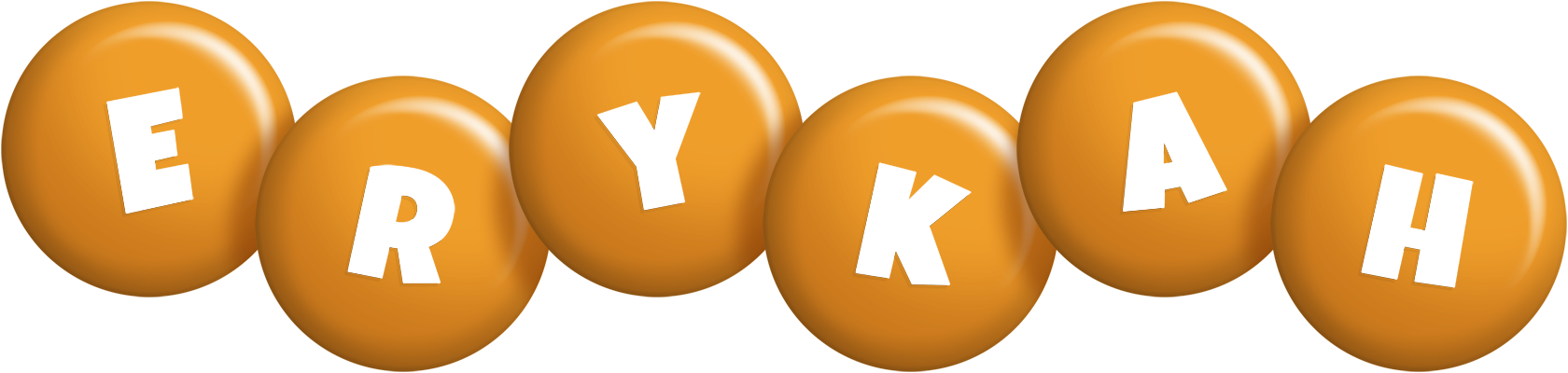 Erykah candy-orange logo