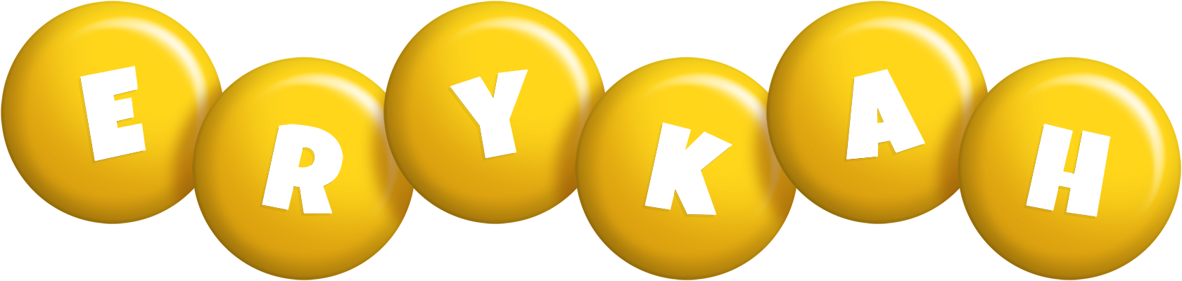 Erykah candy-yellow logo