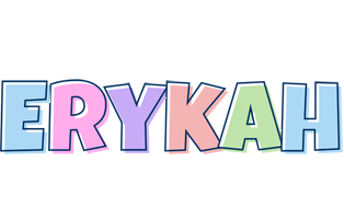 Erykah pastel logo