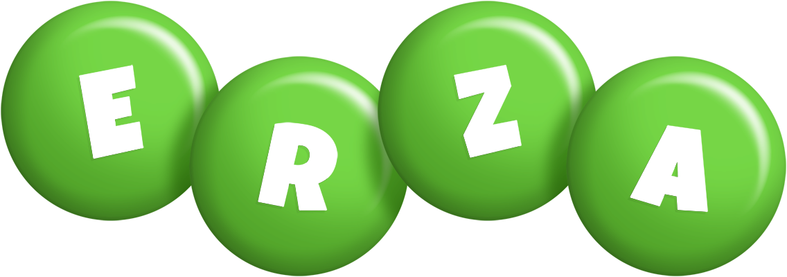 Erza candy-green logo