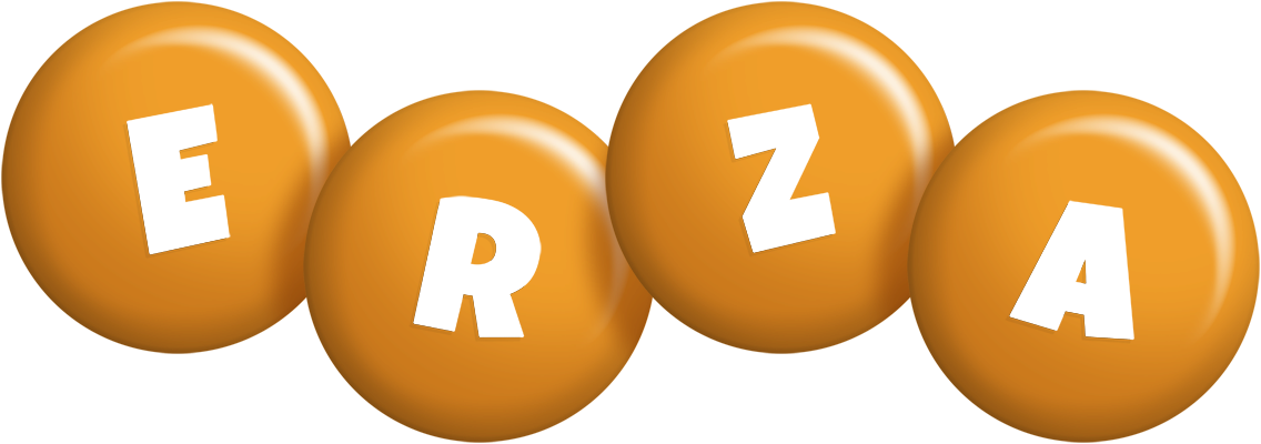 Erza candy-orange logo