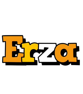 Erza cartoon logo