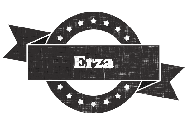 Erza grunge logo