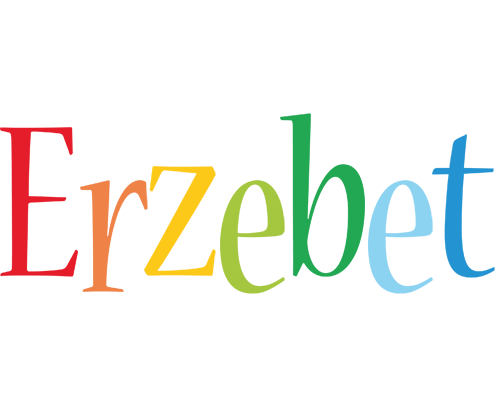 Erzebet birthday logo