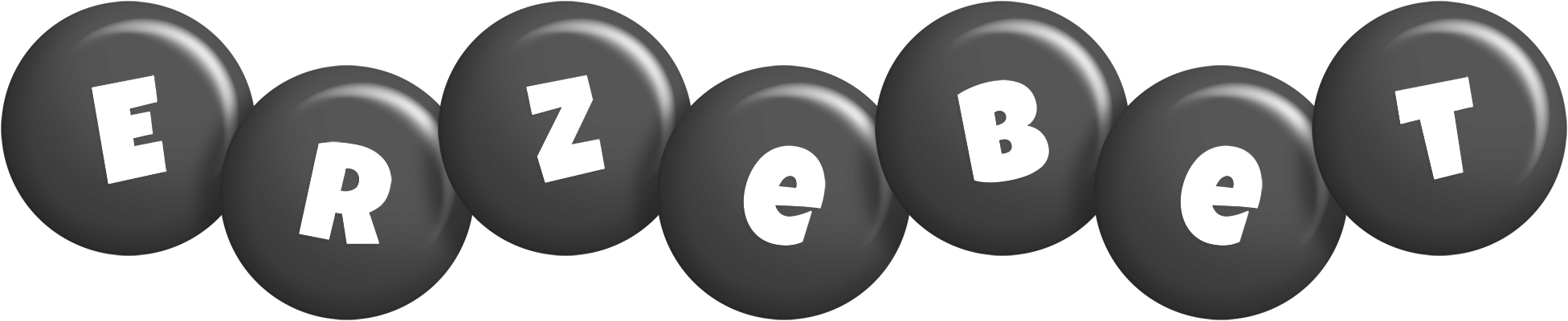 Erzebet candy-black logo
