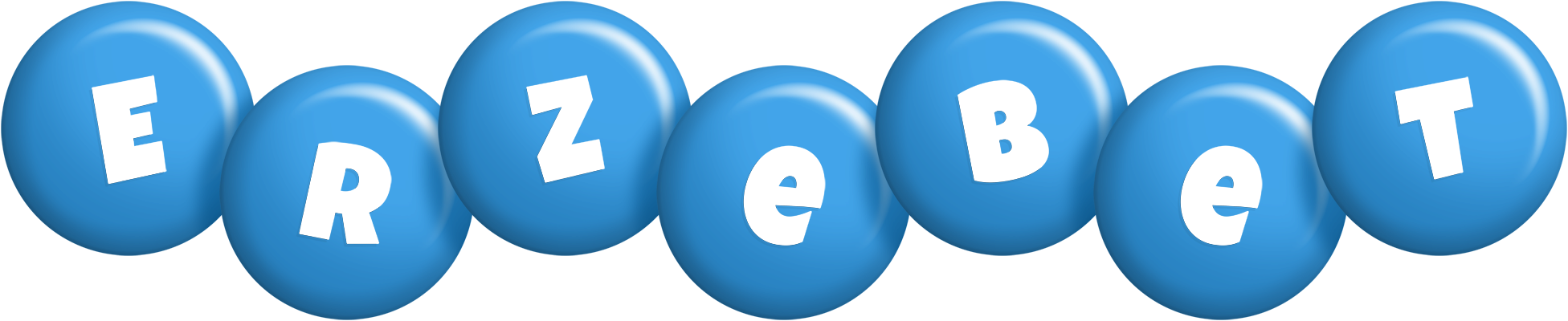 Erzebet candy-blue logo