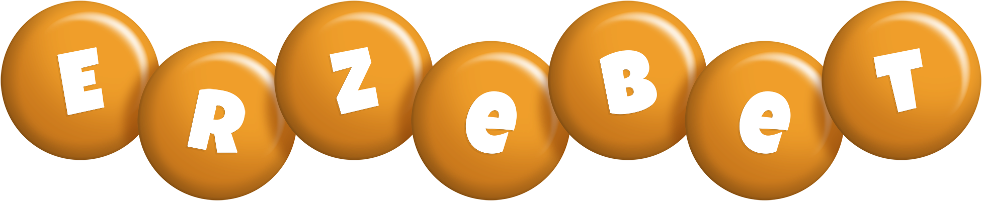 Erzebet candy-orange logo