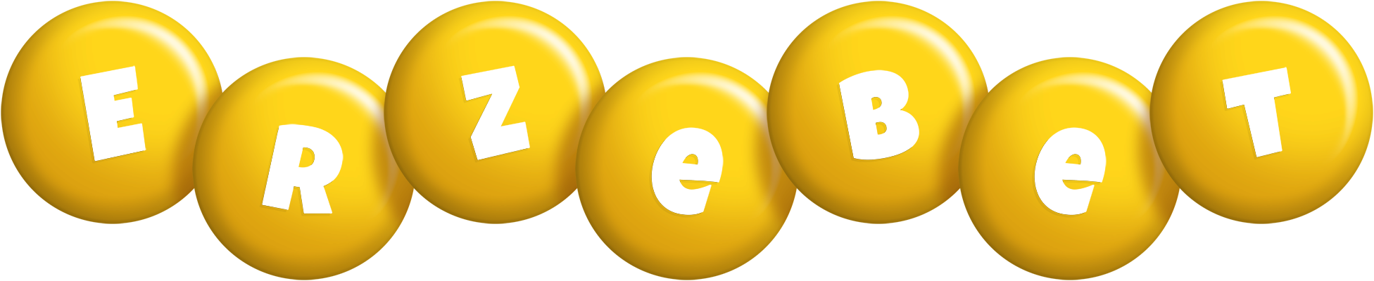 Erzebet candy-yellow logo