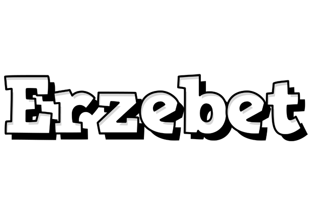 Erzebet snowing logo
