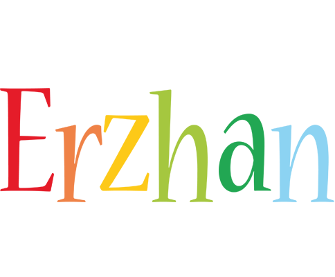 Erzhan birthday logo