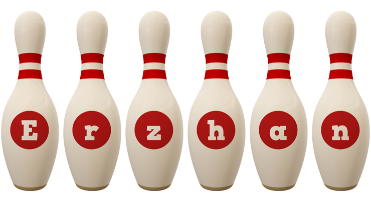 Erzhan bowling-pin logo