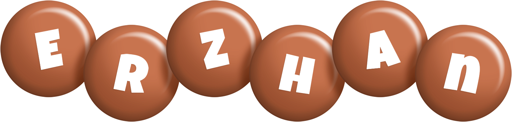 Erzhan candy-brown logo