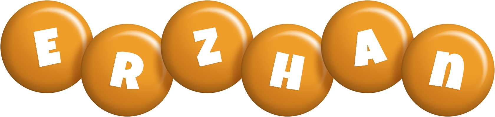 Erzhan candy-orange logo