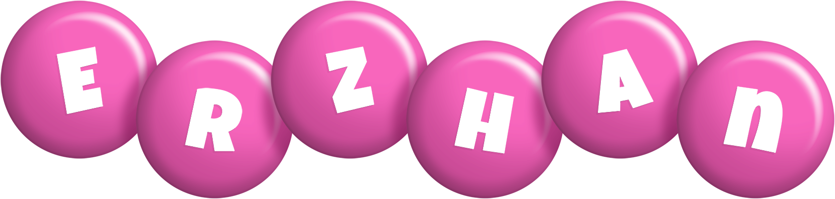 Erzhan candy-pink logo