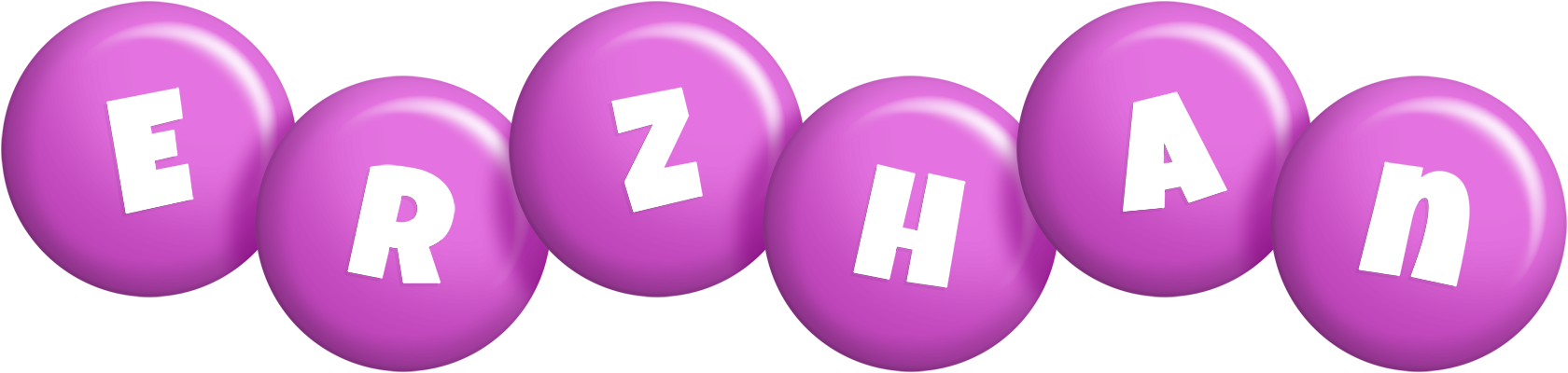 Erzhan candy-purple logo