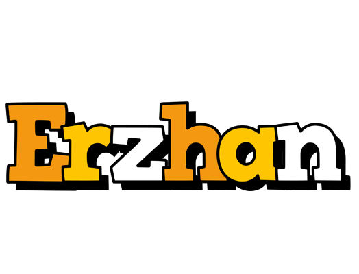 Erzhan cartoon logo