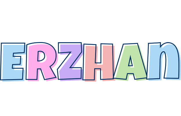 Erzhan pastel logo