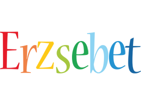 Erzsebet birthday logo