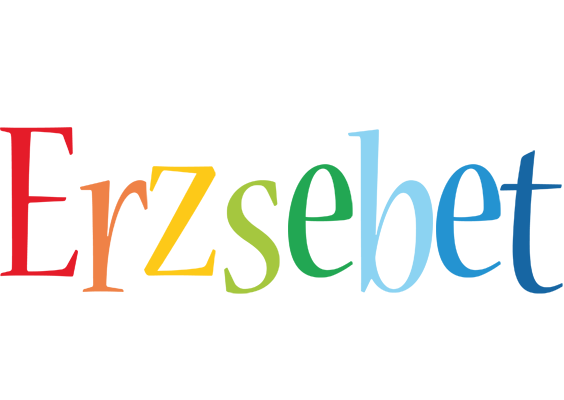 Erzsebet birthday logo