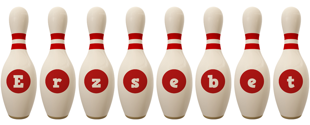 Erzsebet bowling-pin logo