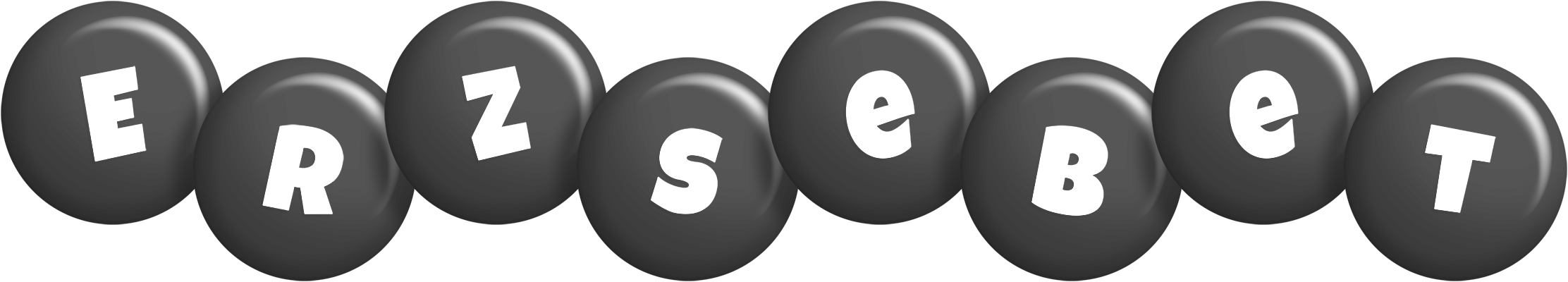 Erzsebet candy-black logo