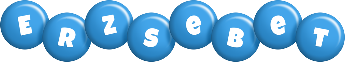 Erzsebet candy-blue logo