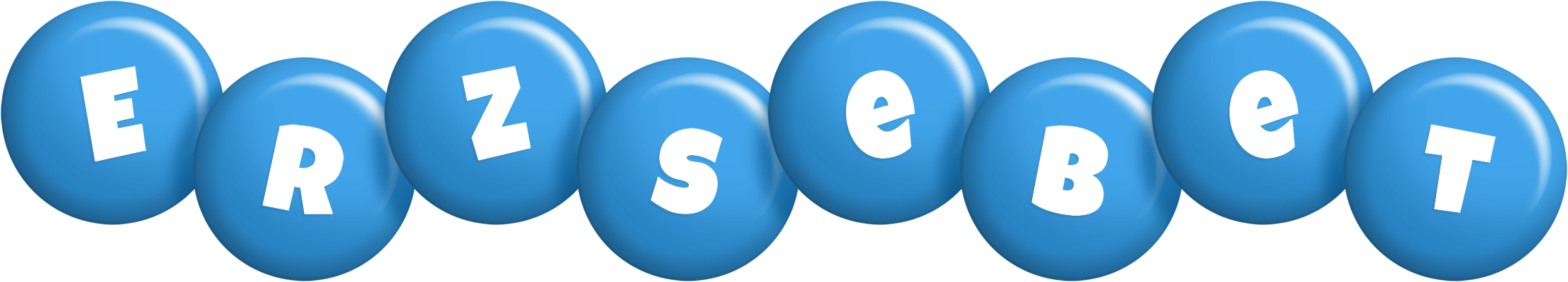Erzsebet candy-blue logo