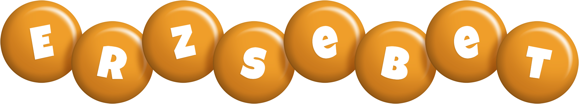 Erzsebet candy-orange logo