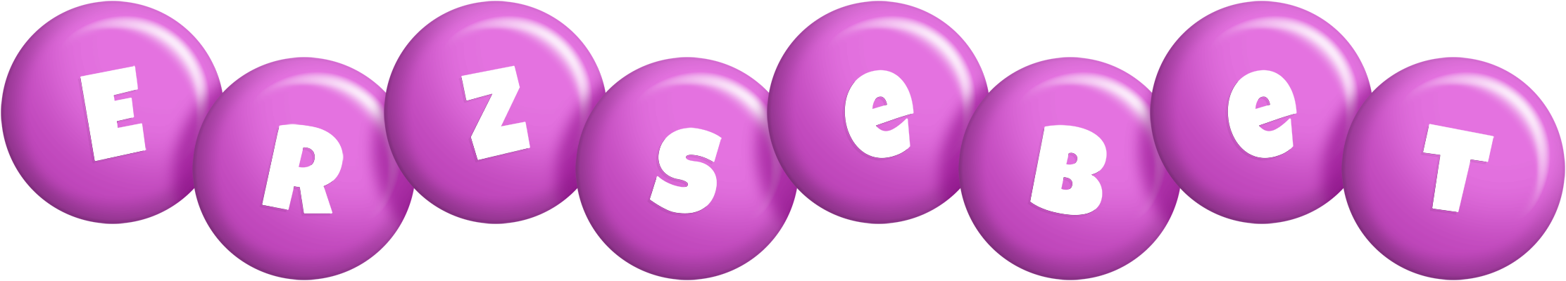 Erzsebet candy-purple logo
