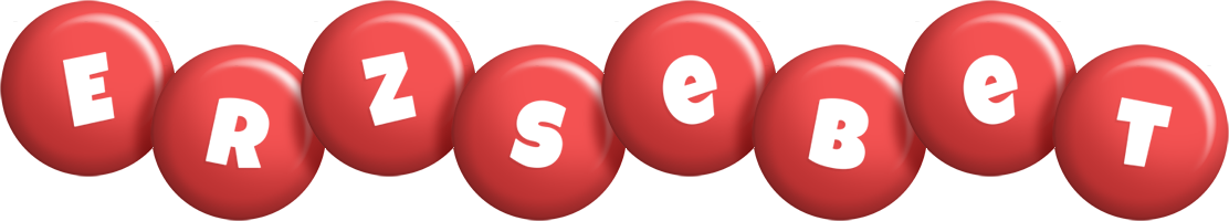 Erzsebet candy-red logo