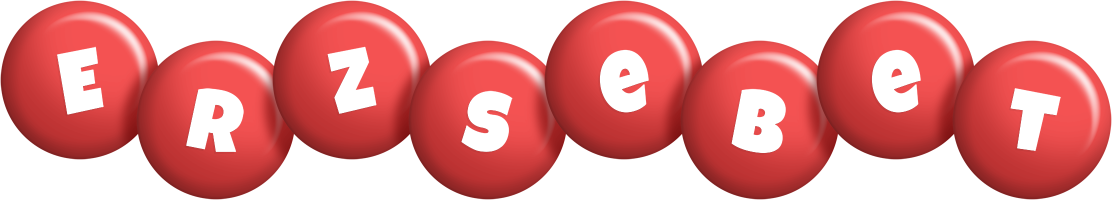 Erzsebet candy-red logo