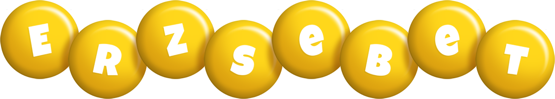 Erzsebet candy-yellow logo