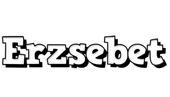 Erzsebet snowing logo