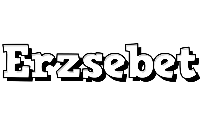 Erzsebet snowing logo