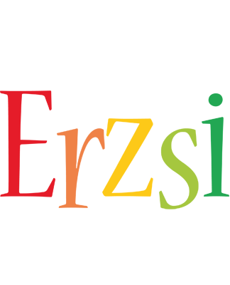Erzsi birthday logo